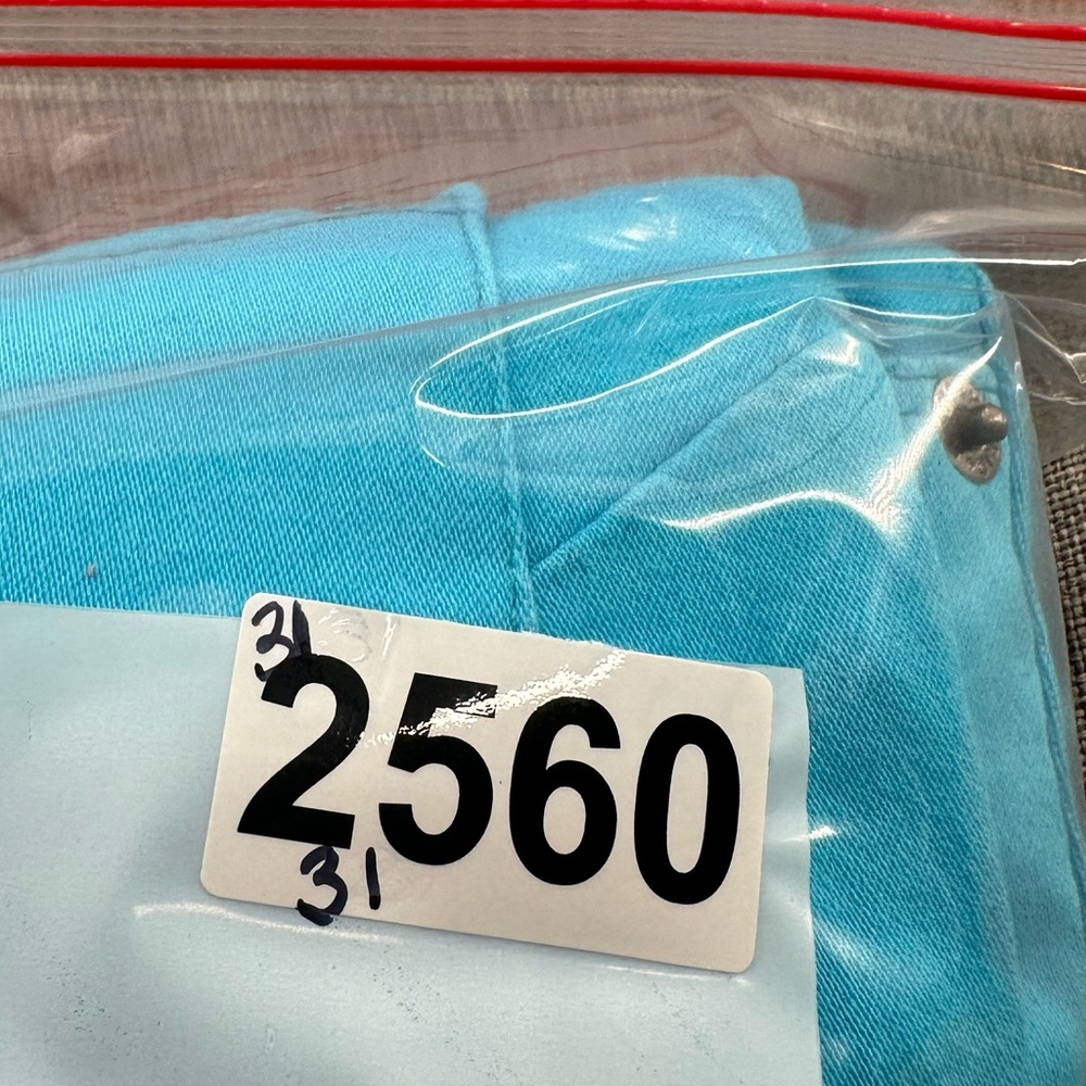 NEW! Hybrid & Company Skinny‎ Jeans Bum Lifter Turquoise 9 Cotton Blend Stretch - Picture 14 of 14